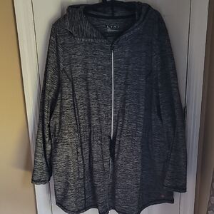 LIVI Gray Zip-Up Hoodie